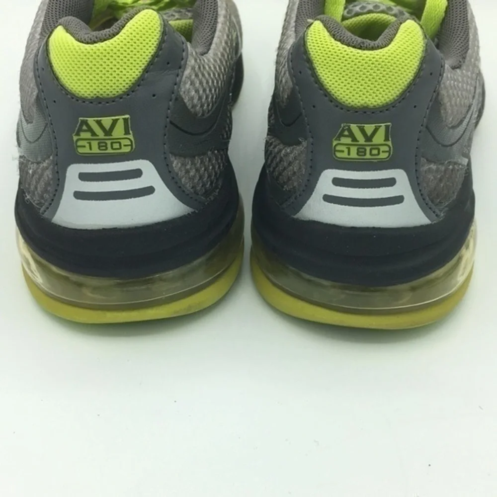 AVIA 180 mens gray and green athletic shoes